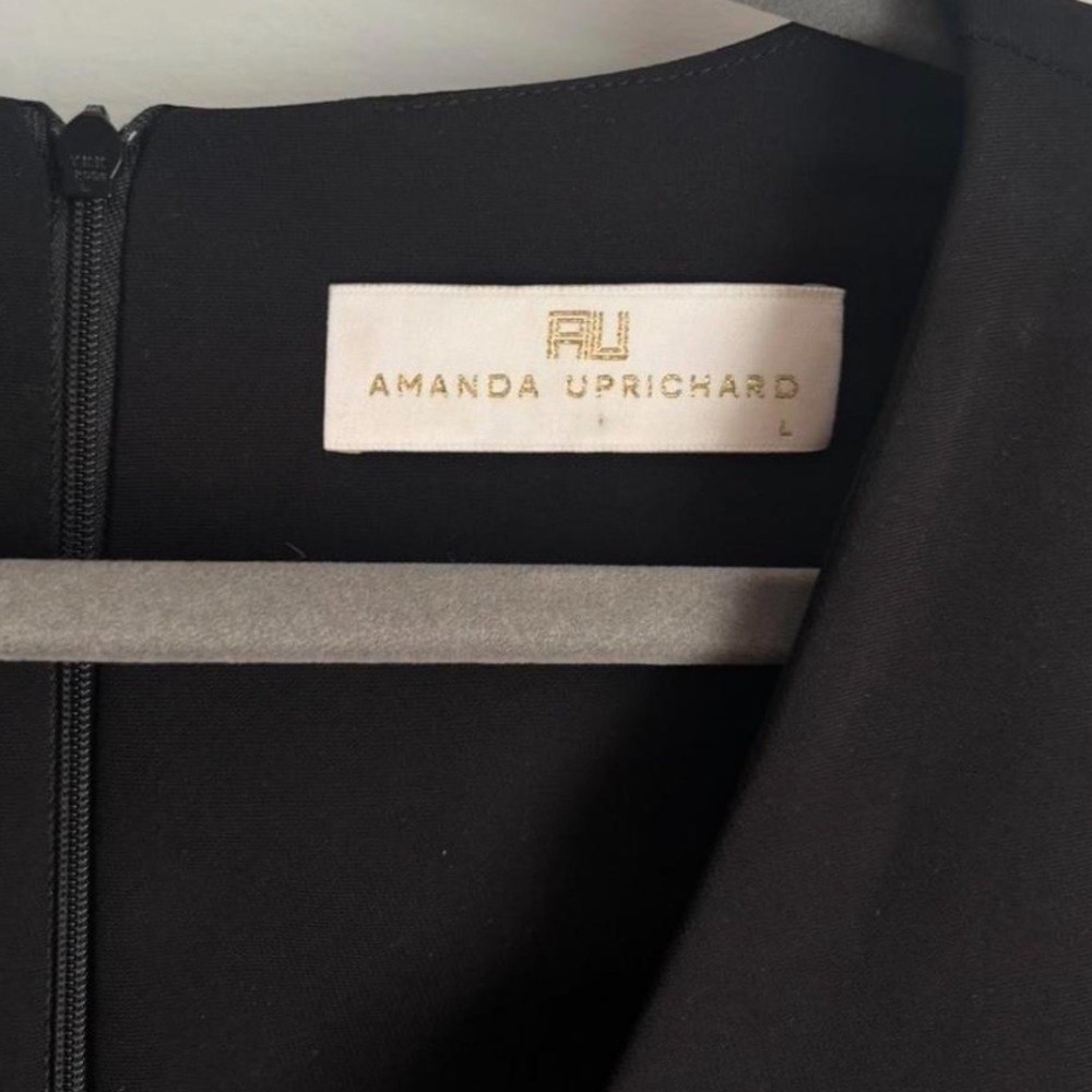 Amanda Uprichard Black Fresno Dress
